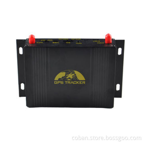 Vehicle car GPS tracking device with dual SIM card, supports temperature sensor, fuel monitor